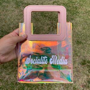 NEW Socialite Media Psychedelic Reusable Gift Bag / Purse